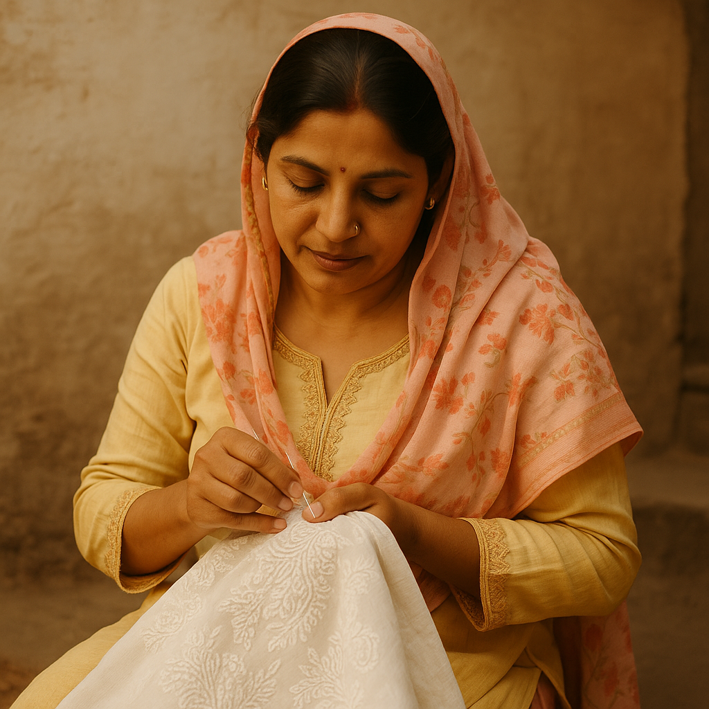 💫 Our Story: The Heartbeat of Lucknow in Every Stitch